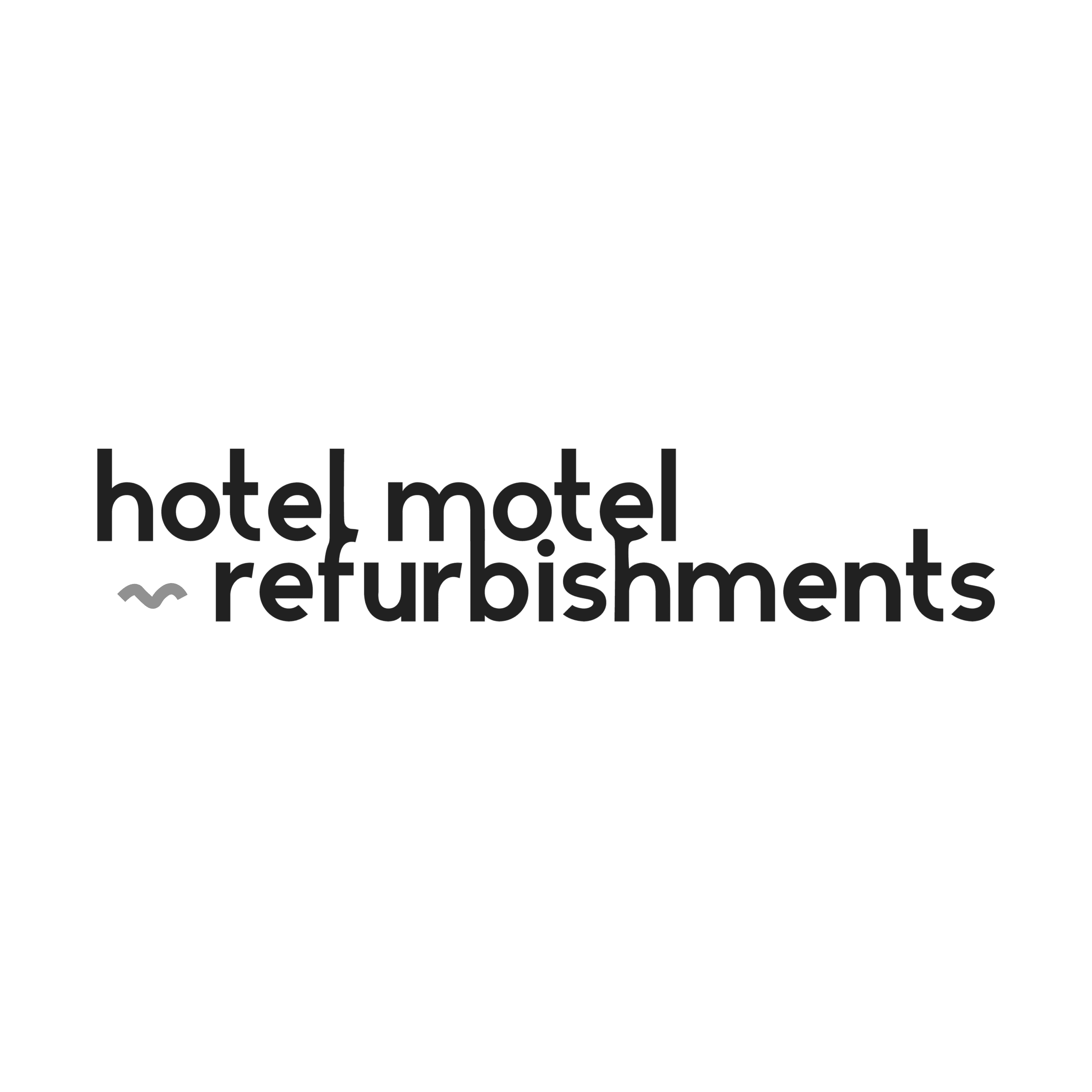 hotel motel refurbishment logo design