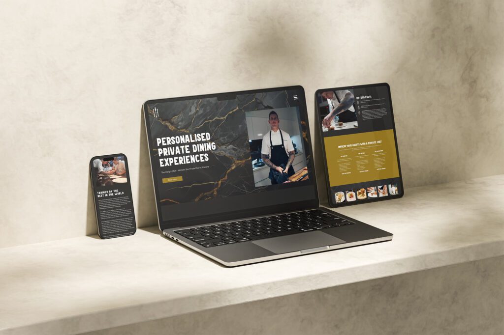 Hungry Chef Website Mock Ups