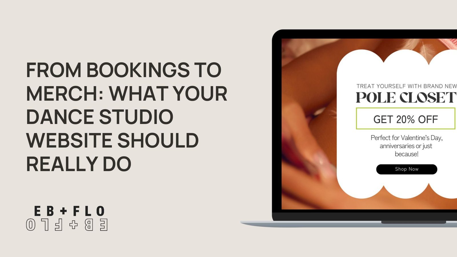 Affordable Pole Studio Website Design Australia | Eb & Flo Digital