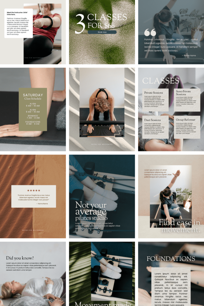 social media templates